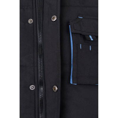 VL NERGAL. Colete acolchoado, bicolor multibolsos (120g/m²), em poliéster (100)